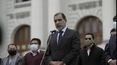Ministro del Interior informó a la Fiscalía que deja de patrocinar a Cerrón, Bellido y Perú Libre - Noticias de bellido
