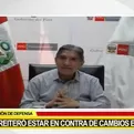 Ministro Guillén: El ministro del Interior no es un conserje del jefe policial