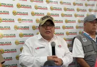 Ministro Juan José Santiváñez sobre Vladimir Cerrón: Estamos detrás de él como de todos los prófugos