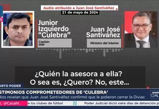 El ministro Juan José Santiváñez y los audios comprometedores