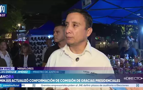 Ministro de Justicia descarta trámite de indulto para Pedro Castillo