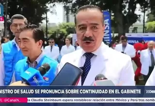 Ministro Luis Quiroz afirma que continuará en funciones hasta decisión del nuevo gobierno