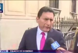 Ministro de Producción afirma que gabinete evalúa cuándo solicitar el voto de confianza al Congreso