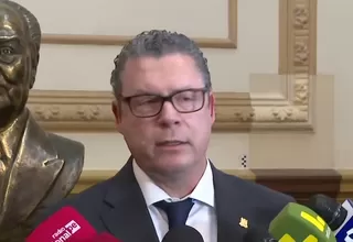 Ministro Quero rechaza censura a Juan José Santiváñez y a Arana