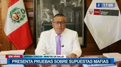Ministro de Salud, Hernán Condori, asegura la existencia de presuntas mafias de "todo calibre" - Noticias de mafia