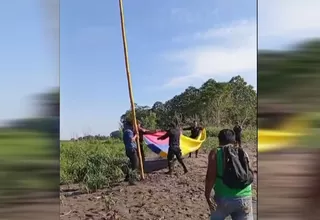 César Sandoval rechaza colocación de bandera colombiana en la Isla Chinería peruana