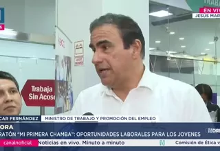 Ministro de Trabajo sobre contrataciones exprés en el INPE: “Toda plaza tiene un perfil y debe cumplirse”