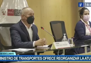 MTC: Ministro Silva ofrece extender autorización a transportistas por 10 años