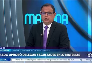 Ministro Vinelli tilda de "insuficientes" las facultades aprobadas por el Congreso para enfrentar El Niño