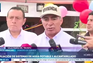 Ministro de Vivienda: Sedapal entrará en reestructuración desde septiembre