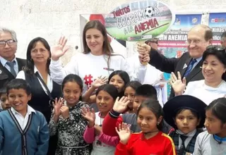 Ministros iniciaron primera campaña nacional contra la anemia