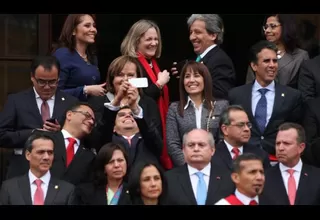 Ministros se tomaron ‘selfies’ mientras el presidente Humala daba discurso