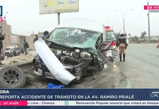 Miniván se despistó en la Ramiro Prialé y dejó 19 heridos graves
