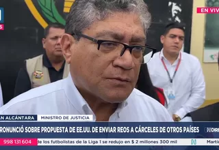 Ministro de Justicia considera viable aceptar reos extranjeros en penales peruanos