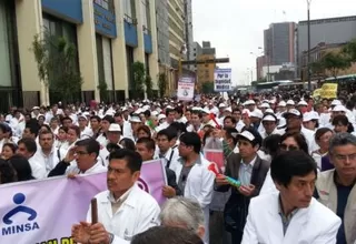 Más del 87% de médicos trabajaron con normalidad en Lima según el Minsa