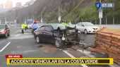 Miraflores: accidente vehicular dejó un fallecido y un herido - Noticias de congestion-vehicular