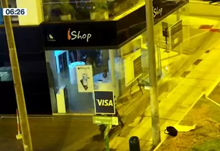 Miraflores: Así fue el robo en manada a tienda de celulares