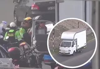 Miraflores: capturan a ladrones que robaron camión con vacunas