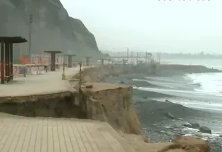 Miraflores: Cierran pase peatonal a la playa Los Delfines por erosión del suelo