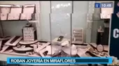 Miraflores: Delincuentes armados roban joyería y fugan en motocicletas - Noticias de miraflores