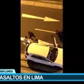 Miraflores: Delincuentes asaltaron vehículo de un ciudadano y realizaron disparos