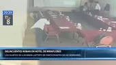 Miraflores: asaltantes roban computadoras de exclusivo hotel - Noticias de asaltantes