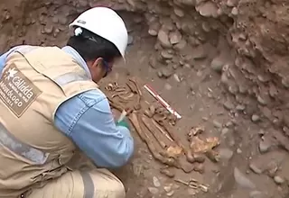 Hallan restos humanos de más de 1300 años en Miraflores