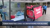 Miraflores: Más de 10 repartidores de delivery dieron positivo a COVID-19 - Noticias de delivery