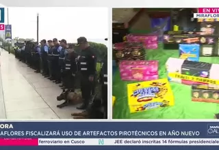 Miraflores multa uso y venta de pirotécnicos con hasta S/ 15 mil