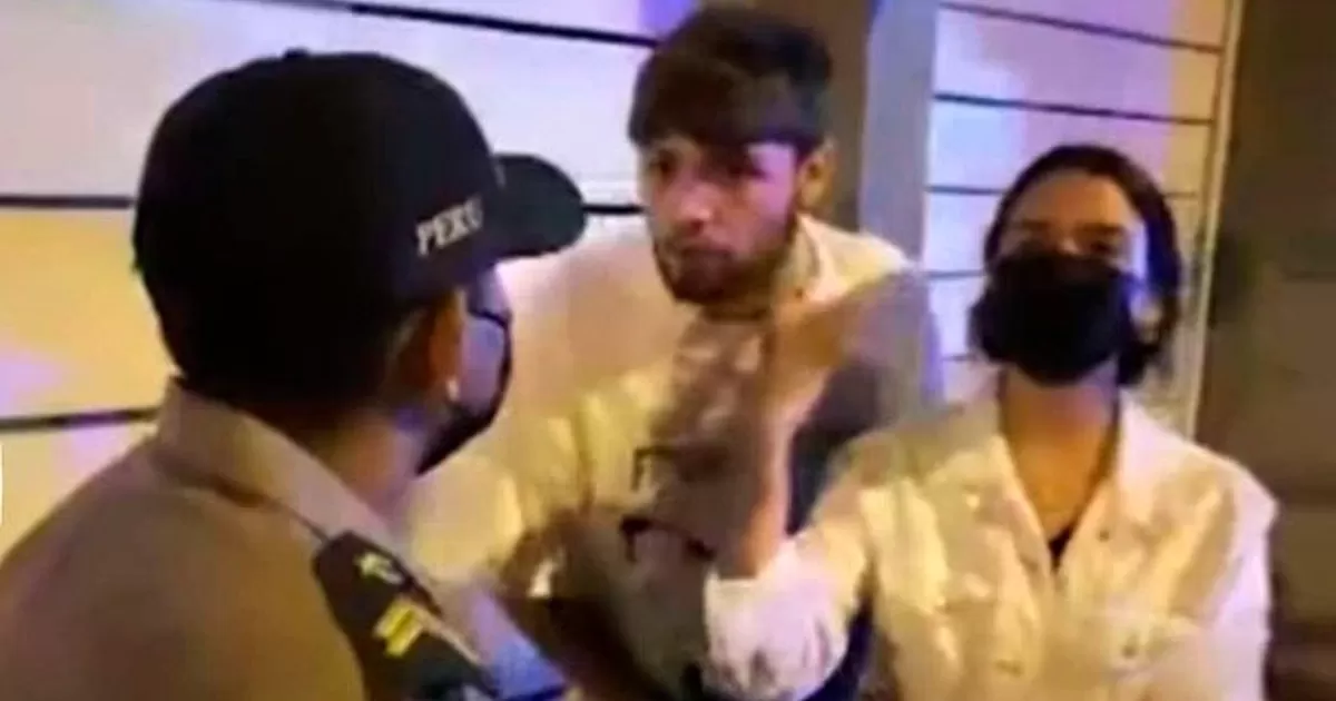 Miraflores multó con una UIT a sujeto que agredió a policía y sereno