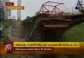 Miraflores: puente mellizo estaría listo antes de fin de año