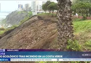 Miraflores: Vocero pide a Lima acelerar reposición de geomallas afectadas por incendio en Costa Verde