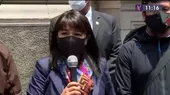 Mirtha Vásquez anunció tras reunión que cocaleros levantarán huelga en Puno - Noticias de anuncios