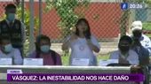 Premier Vásquez: "La inestabilidad nos hace daño" - Noticias de mirtha v��squez