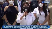 Mirtha Vásquez sobre derrame de petróleo: No quedará impune este delito ambiental - Noticias de Mirtha V��squez