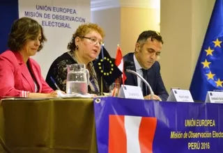 Misión europea: "En estas elecciones, la transparencia fue parcial"