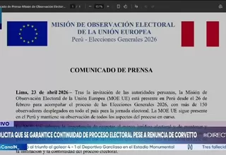 Misión de la UE pide respetar independencia electoral