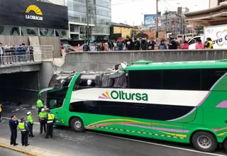 MML denunciará a empresa de transporte que impactó contra puente Villarán