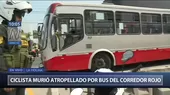 La Molina: Ciclista murió atropellado por un bus del Corredor Rojo - Noticias de molina