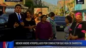 La Molina: joven murió arrollado por auto que huía de barristas - Noticias de barristas