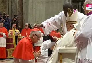 Monseñor Carlos Castillo fue investido como cardenal del Perú