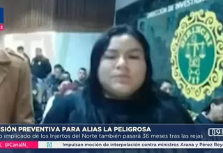 El monstruo: Dictan prisión preventiva contra alias Peligrosa