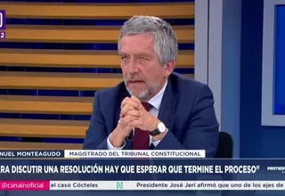 Monteagudo: TC excedió su competencia en el caso Cócteles