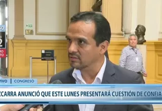 Humberto Morales: "La cuestión de confianza no impide elección de miembros del TC"