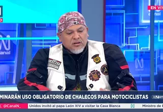 Motociclistas cuestionan el chaleco obligatorio