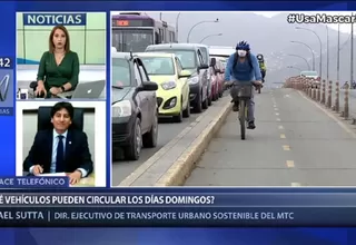 MTC: "Las bicicletas no están prohibidas para circular los días domingos"