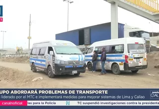 MTC crea grupo de trabajo para transporte urbano en Lima y Callao