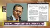 Designan como asesor del MTC a Marco Falconí - Noticias de Marco Arana