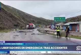 MTC inicia intervención en vía Los Libertadores con maquinaria tras declaratoria de emergencia