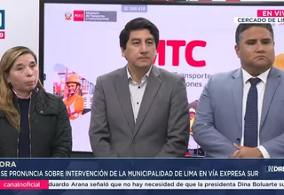 MTC inicia proceso a Municipalidad de Lima por Vía Expresa Sur